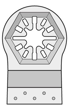 Полотно осциллирующей пилы CORAM 65 Starlock, японский зуб