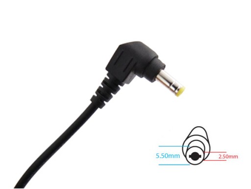 Зарядное устройство ADP-65AW PA-1650-02 для ноутбука ASUS TOSHIBA 19В, вилка 5,5-2,5 мм