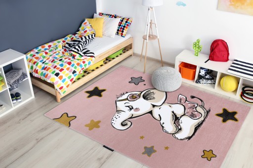 ДЕТСКИЙ КОВЕР PETIT 180x270 СЛОН розовый #GR3496