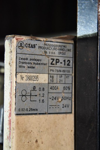 Migomat Magomig Сварочный аппарат Ozas Opole ZP-12 питатель