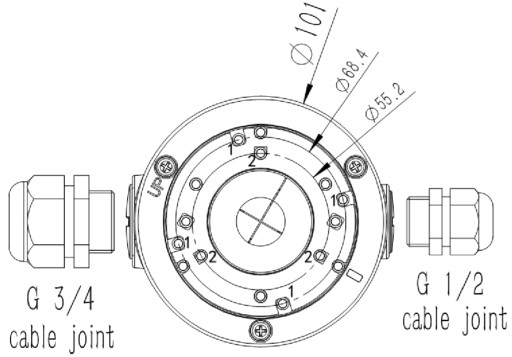 PUSZKA ADAPTER UCHWYT kamer DBU-24
