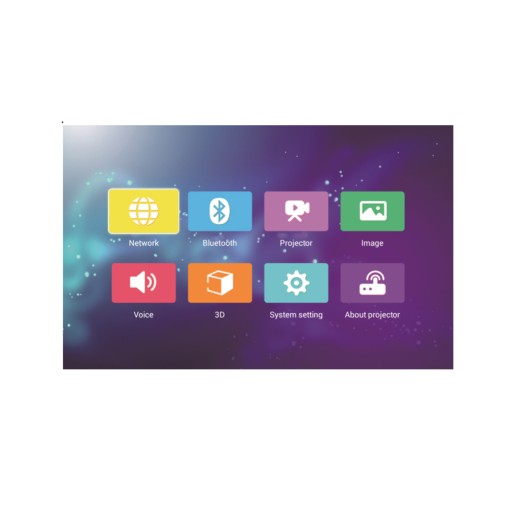 ANDROID АВТОФОКУСИРОВКА С ЗУМОМ LED DLP 4K 3D PL ПРОЕКТОР