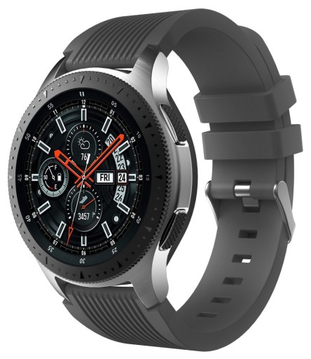 Серый темный ремешок для Samsung Galaxy Watch 46 мм