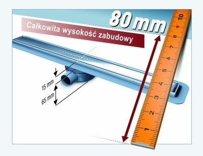 Линейный слив Kessel Linearis 115CM 45600.67