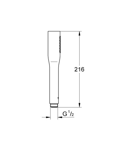 Zestaw podtynkowy bateria GROHE SmartControl 20cm