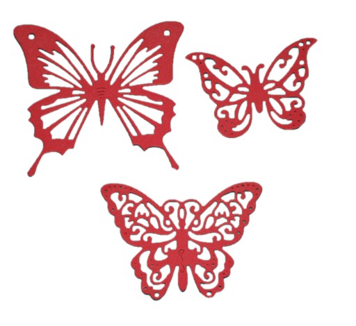 Scrapki Butterfly Лазурная бабочка набор бабочек