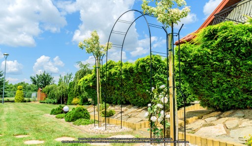 Pergola ogrodowa metalowa łuk CAPRI Elgarden 2054