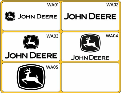Наклейки JOHN DEERE TRACTOR TRACTOR 20см
