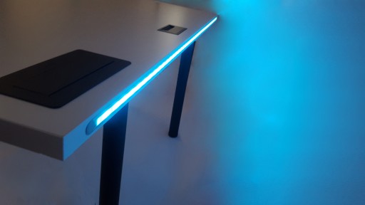 ИГРОВОЙ СТОЛ 160х80 БЕЛЫЙ СВЕТОДИОД КРУПНЫЙ ПРОИЗВОДИТЕЛЬ