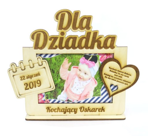 ПЕРСОНАЛИЗИРОВАННАЯ РАМКА УКРАШЕНИЕ НА ДЕНЬ БАБУШИ И ДЕТИРОВ TD20