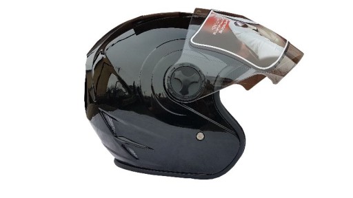 TORQ-207 ОТКРЫТЫЙ ШЛЕМ ГЛЯНЦЕВЫЙ ЧЕРНЫЙ XS_S_L_XL