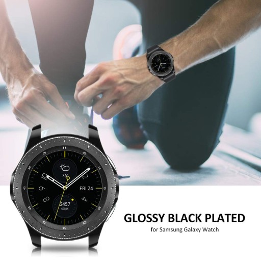 Чёрные часы SAMSUNG GALAXY WATCH SILICONE ETULE 42mm