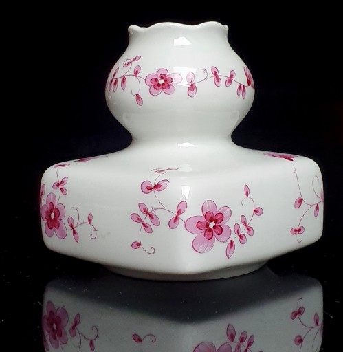 Изящная фарфоровая ваза Lichte China GDR Floral