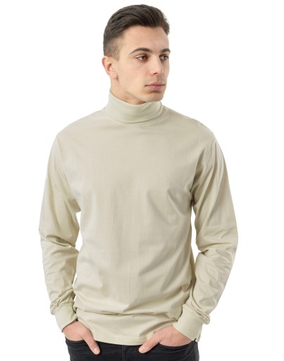 Elegancki Golf Męski cienki sweter AREK r L beżowy