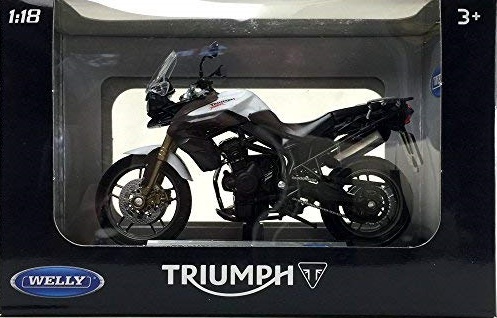 TRIUMPH Tiger 800 мотоцикл 1:18 Welly металл