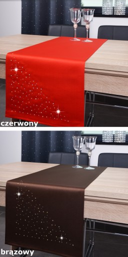 bieżnik dekoracyjny KRYSTAL 40x200 plamoodporny pas czarny