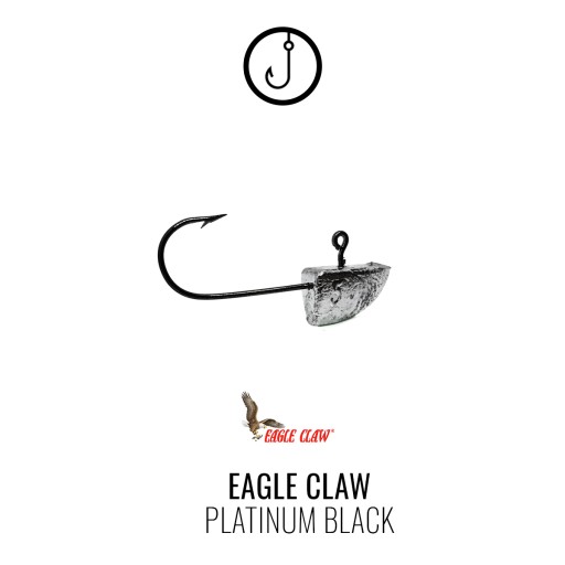 Główki TRÓJKĄTNE |EAGLE CLAW BLACK|HAK 6| 2g |5szt