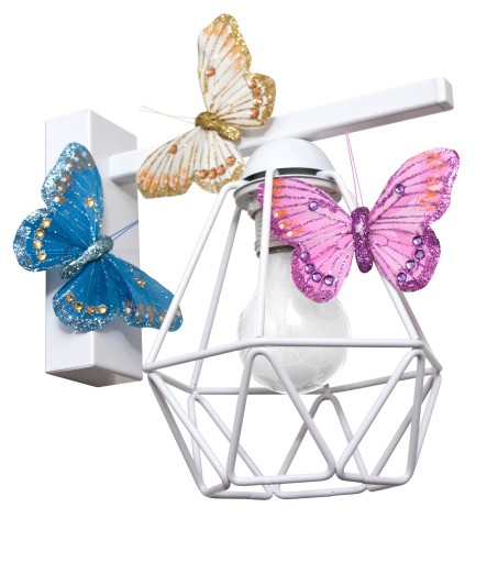 Настенный светильник BUTTERFLY 1 WHITE/бра может быть светодиодным