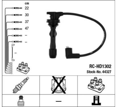 КАБЕЛИ ЗАЖИГАНИЯ NGK RC-HD1302 HYUNDAI I10 I20