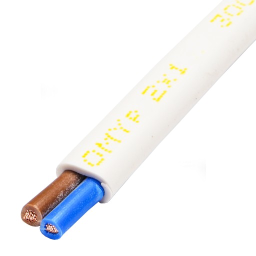 КАБЕЛЬ OMYp 2x1 мм 300/300В Многожильный медный плоский 50м