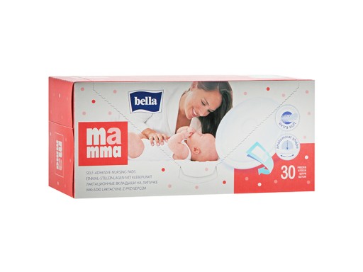 ПРОКЛАДКИ ДЛЯ КОРМЛЕНИЯ КОРМЛЕНИЯ BELLA MAMMA С КЛЕЙКОМ 30 ШТ.