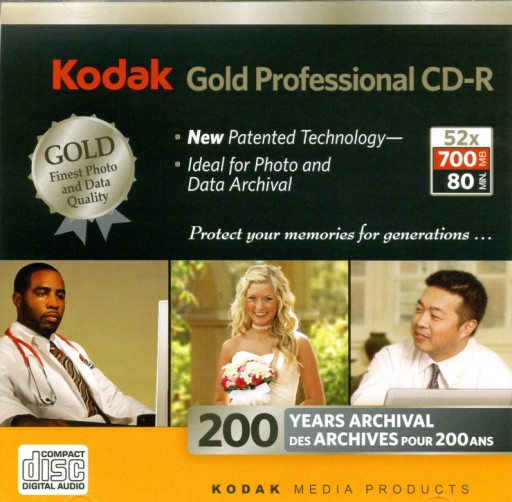 Kodak CD-R GOLD Professional 10szt