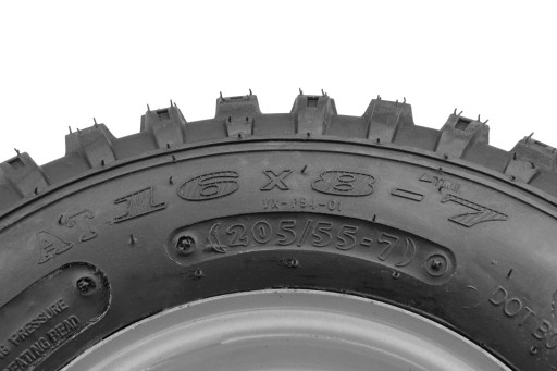 4x ШИНА 16x8-7 205/55-7 ОБОД 7 ДЮЙМОВ 4PR QUAD ATV