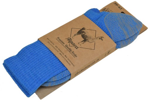 Skarpety TREKKINGOWE LIGHT wełna ALPAKA MERINO n39