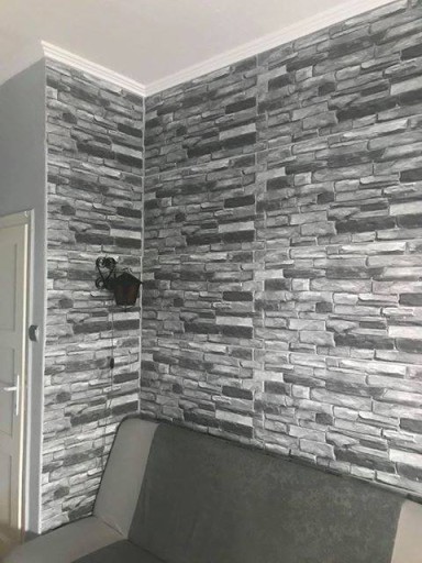 Стеновые панели SLATE STONE 3D ПВХ STONE GREY
