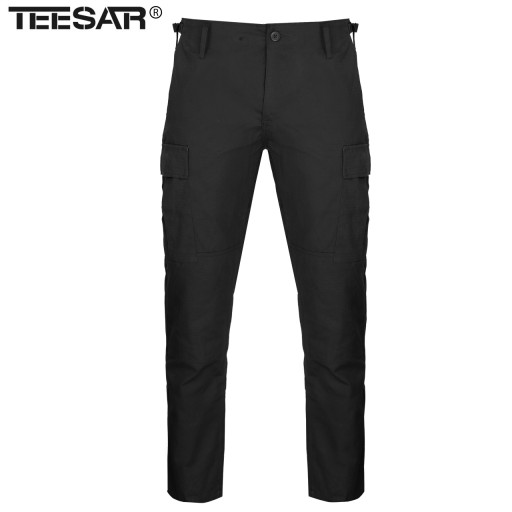 Брюки-карго Mil-Tec Teesar RipStop BDU Slim Fit, черные, XL