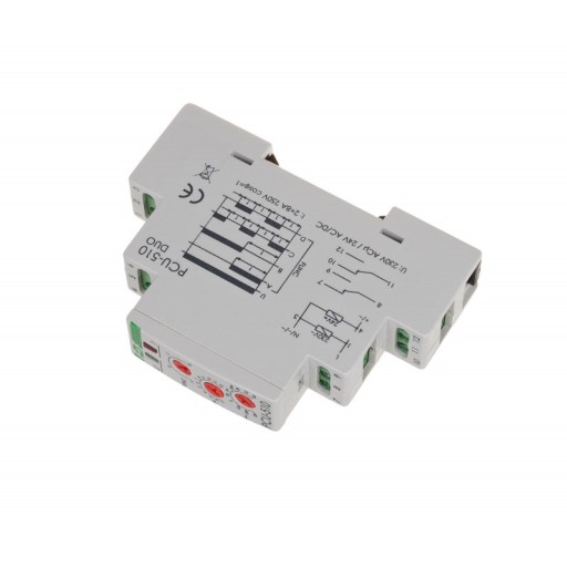 Реле времени 230В 2х8А PCU-510 DUO F&F