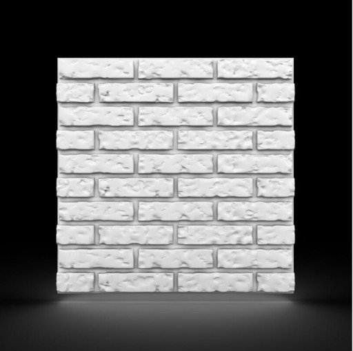 3D Декоративные стеновые панели 60x60 Старый кирпич