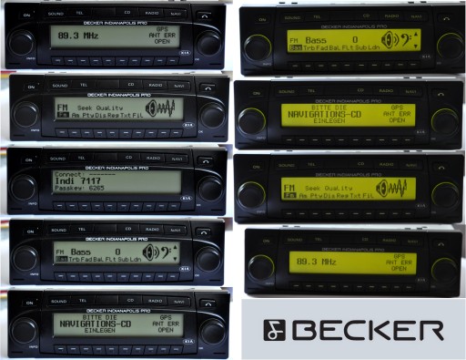 АВТОМОБИЛЬНАЯ РАДИО BECKER INDIANAPOLIS PRO FM MP3