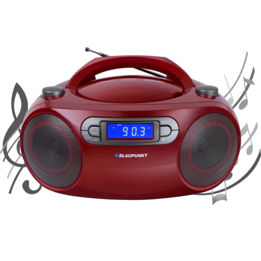 Бумбокс Радио BLAUPUNKT BB18RD FM CD MP3 USB Часы
