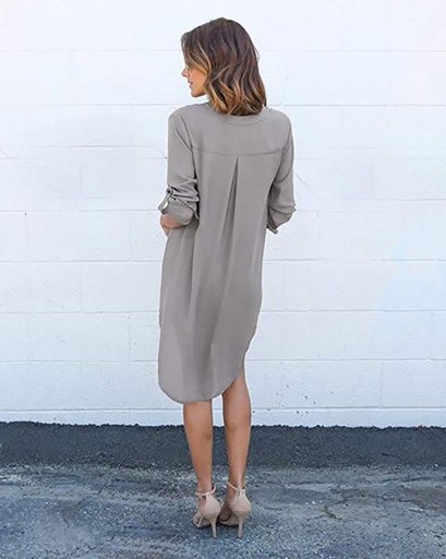 АСИММЕТРИЧНОЕ ПЛАТЬЕ OVERSIZE СВОБОДНАЯ ТУНИКА С РУКАВАМИ