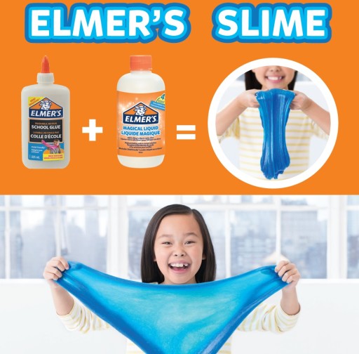 ELMER'S клей для слаймов жидкий белый 225мл