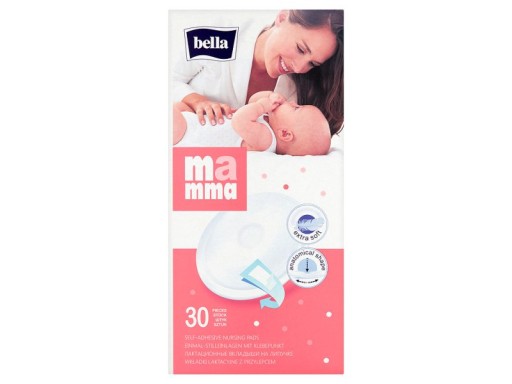 ПРОКЛАДКИ ДЛЯ КОРМЛЕНИЯ КОРМЛЕНИЯ BELLA MAMMA С КЛЕЙКОМ 30 ШТ.