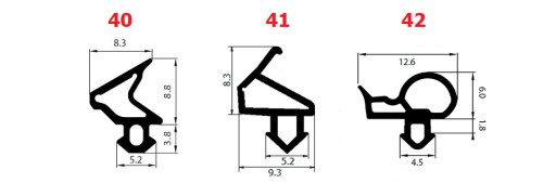 VEKA S-1127A Уплотнители оконные, СЕРЫЕ