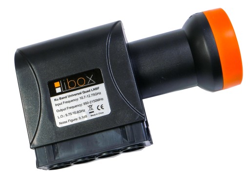 Спутниковый конвертер LNB Quad 4K LIBOX LB0065