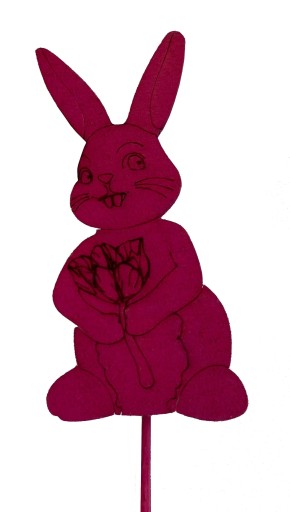 Pik Bunny Topper 2 10см Пасхальные праздничные украшения