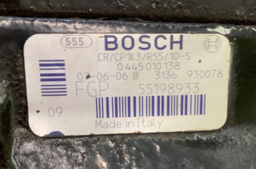 ТНВД FIAT OPEL 1.3 JTD CDTI 0445010138