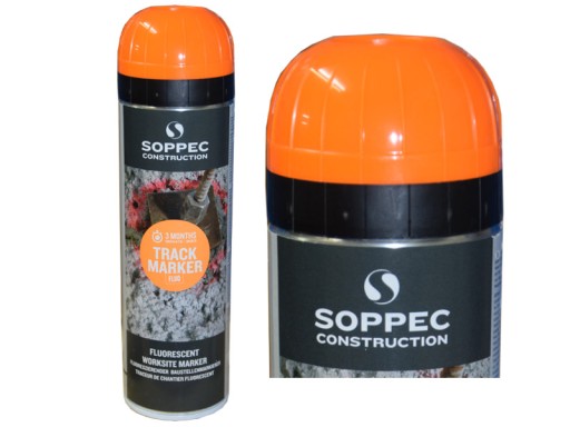 КРАСКА-СПРЕЙ ДЛЯ ГЕОДИЗАЙНА SOPPEC МАРКЕР 12 шт.