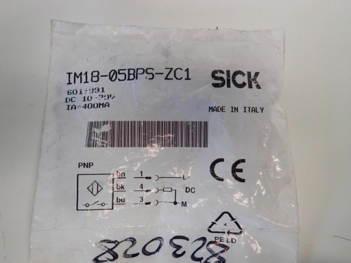 Czujnik indukcyjny SICK IM18, 10-30 VDC, 400 mA