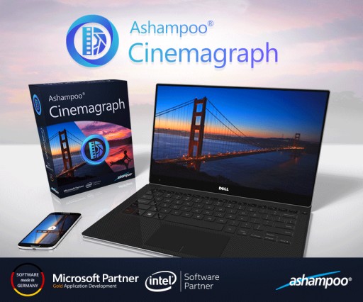 Редактирование фото и видео Cinemagraph Ashampoo