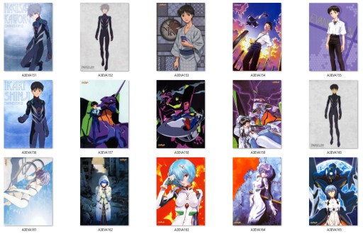 Аниме Neon Genesis Evangelion Плакат БОЛЬШОЙ ВЫБОР