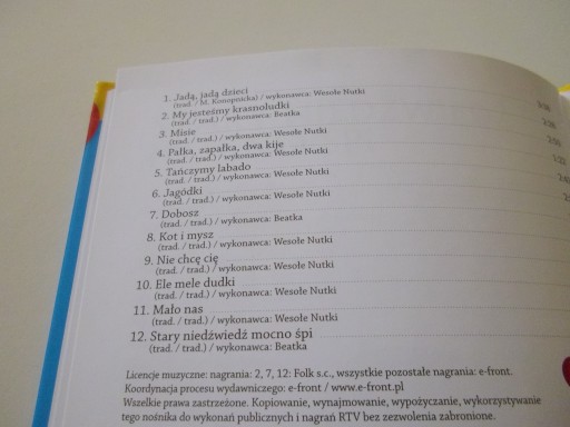 СЧАСТЛИВЫЕ ПЕСНИ ДЛЯ ДЕТЕЙ 1CD + КНИГА С ТЕКСТАМИ