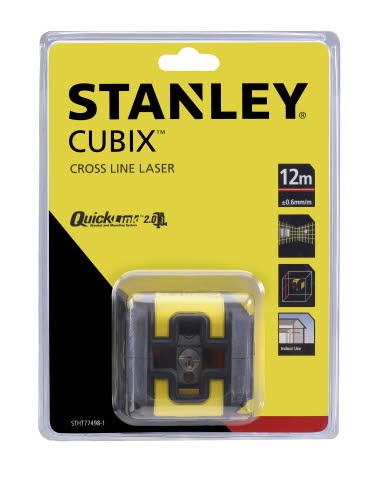 STANLEY CUBIX LEVEL CROSS LASER + ШТАТИВ 12 м STHT77498-1
