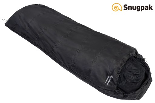 Сумка Jungle чёрная Snugpak лёгкий спальный мешок, молния слева