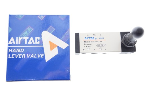 РУЧНОЙ КЛАПАН AIRTAC 4HA230C-08 5/3 -1/4 пружина