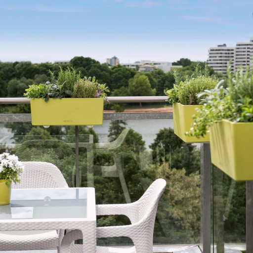 БАЛКОННЫЙ ЦВЕТОЧНЫЙ ГОРШОК LECHUZA BALCONERA 50 БЕЛЫЙ